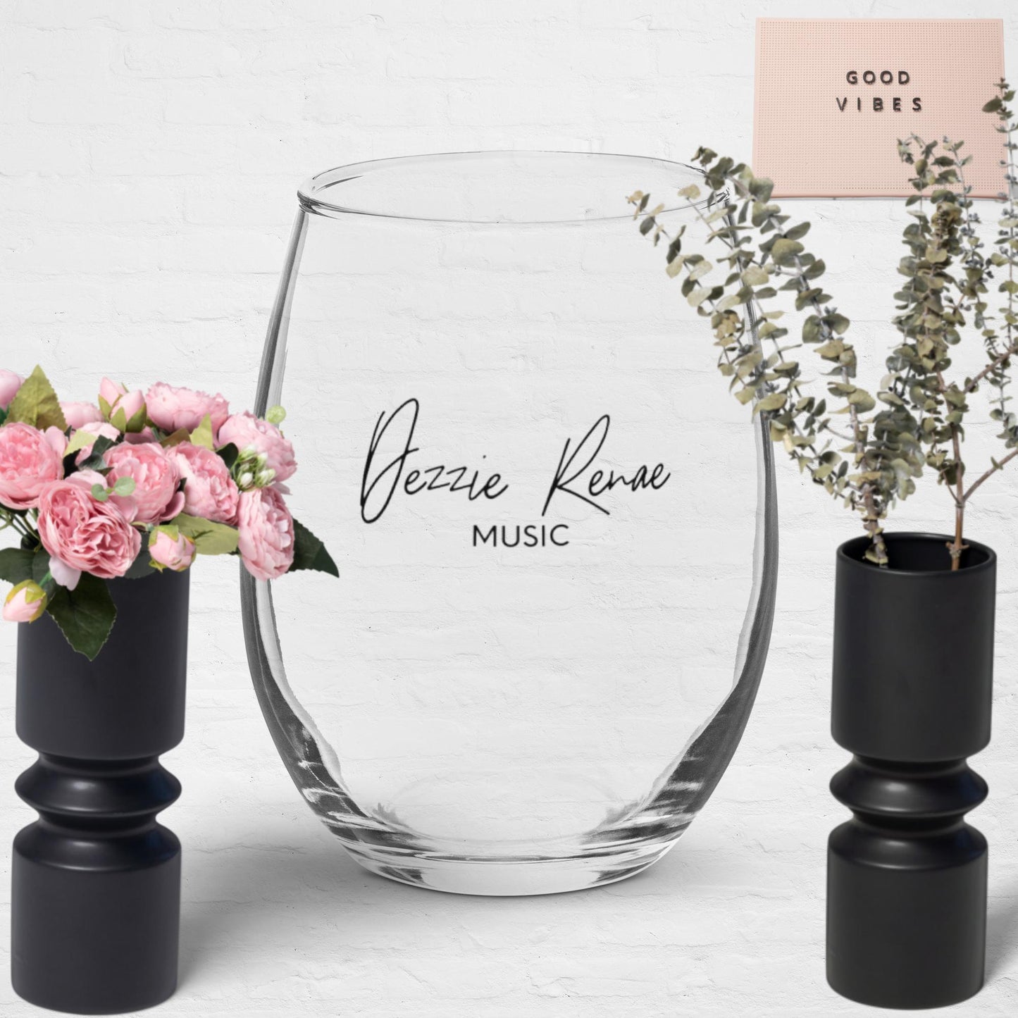 DEZZIE RENAE Stemless wine glass